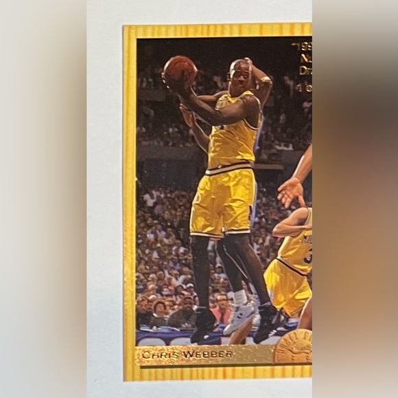 Trading card basketball 1993 Classic # 1 Draft Pick 1 of 60,000 Chris Weber PF - Picture 4 of 8